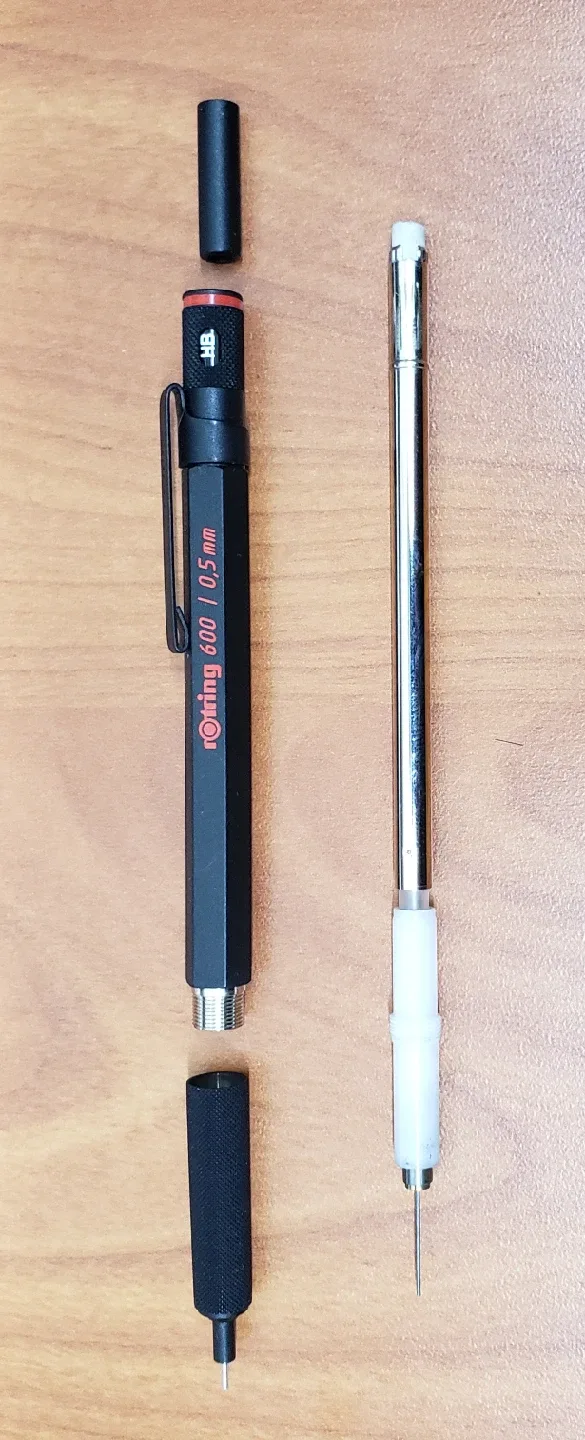 Rotring 600 Mechanical Pencil 0.5mm - Black image indicator(4)