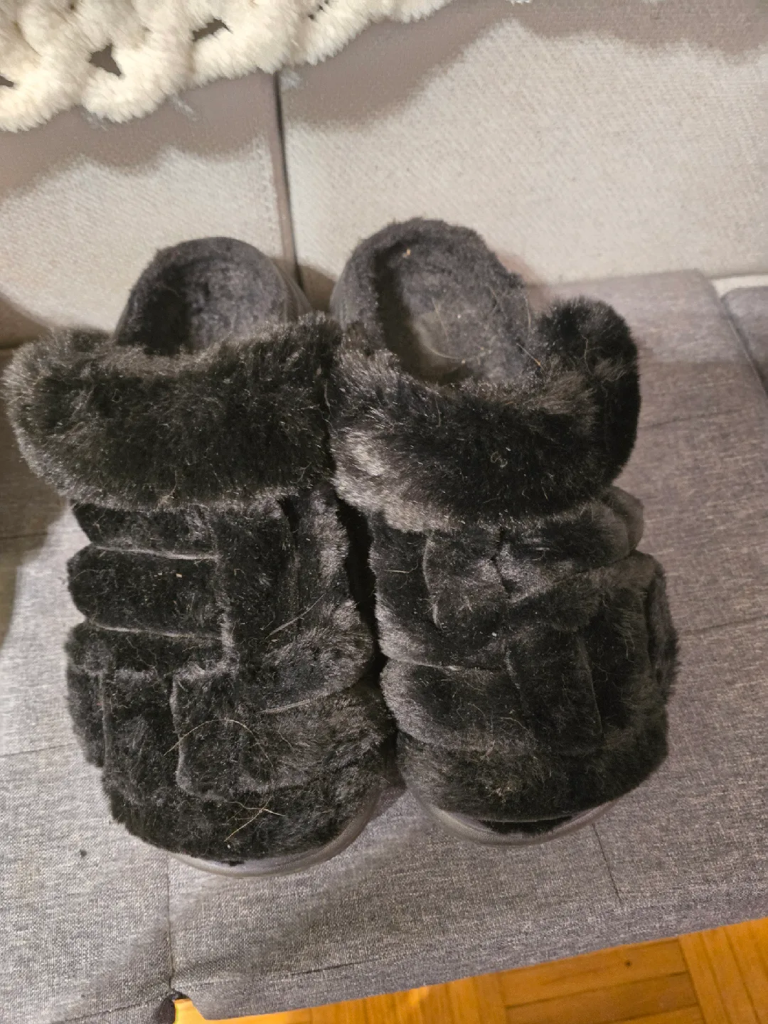 Crocs Platform Fur Stomp Lined Quilted Clog