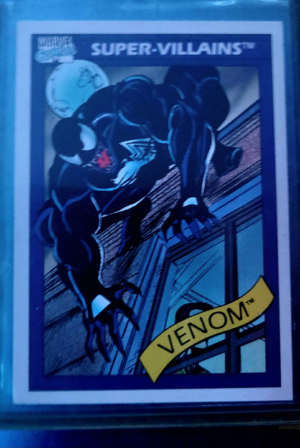 Venom Marvel Super-Villains Trading Card - photo 4