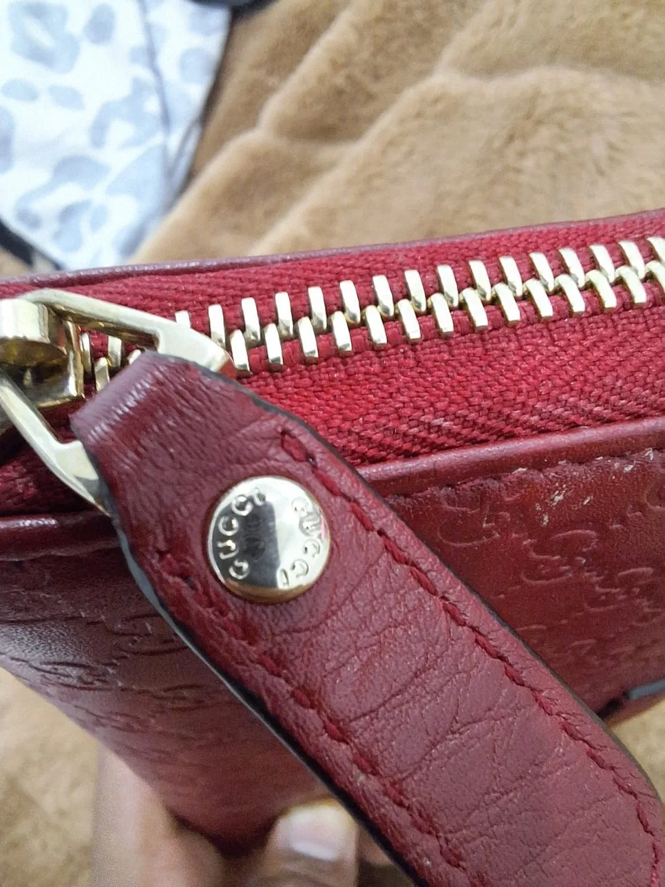 Gucci Guccissima Leather Zip Around Wallet image indicator(7)