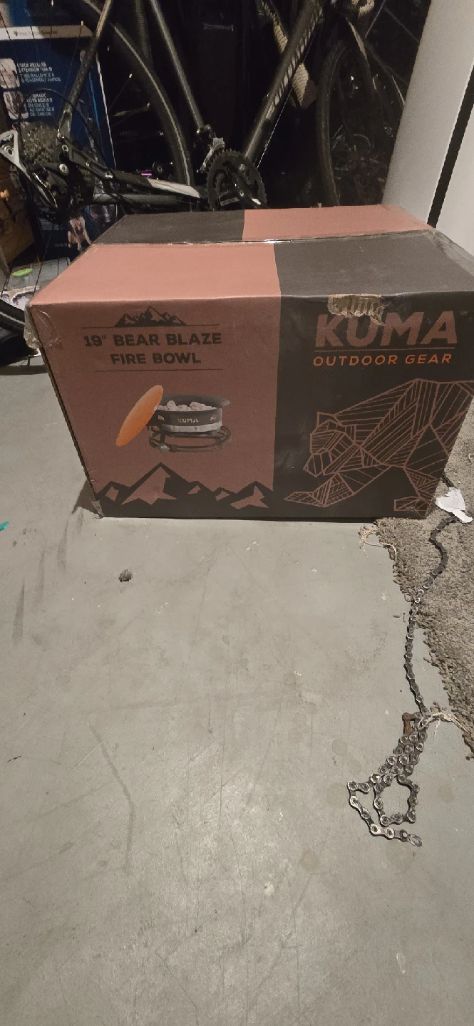 Kuma 19" Bear Blaze Bowl Propane Fire Bowl