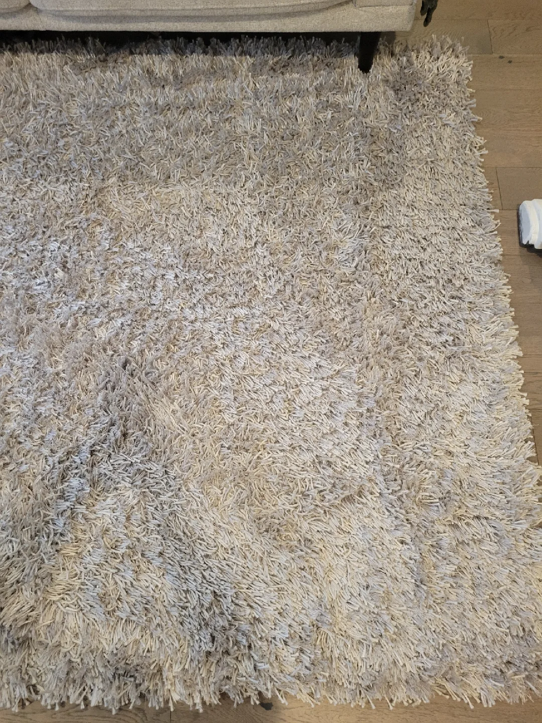 Shag Area Rug - Grey 5x 7.5 image indicator(5)