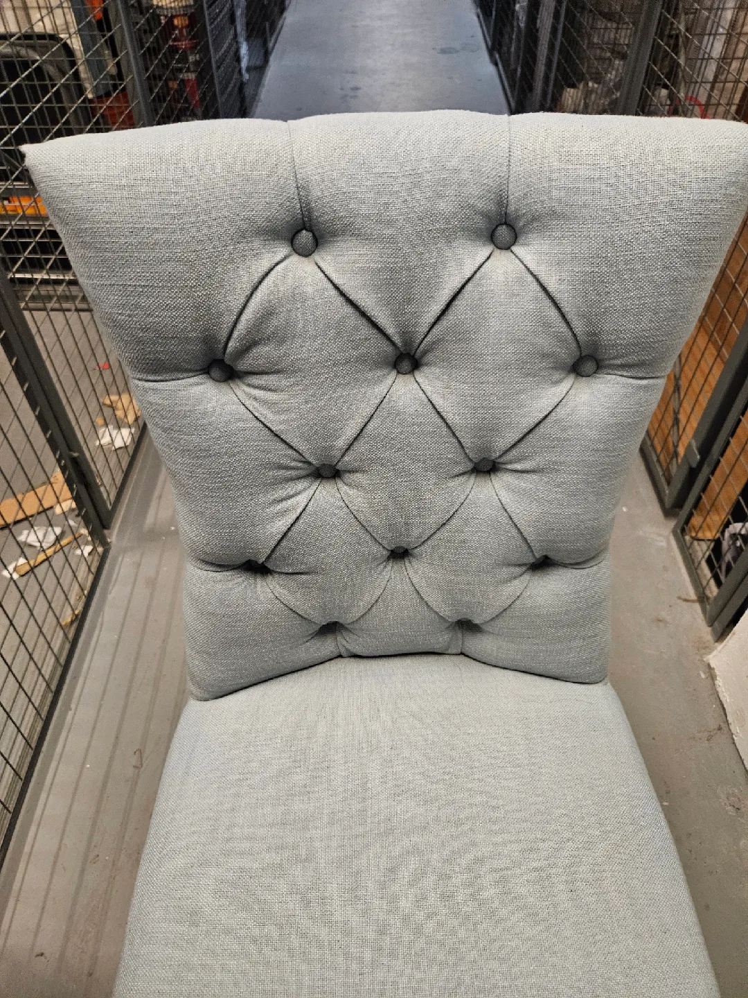Tufted Dining Chair - Grey image indicator(4)