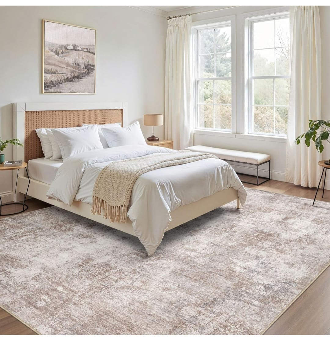 9×12 ft Area Rug - Neutral Tones brown ( color) - photo 4
