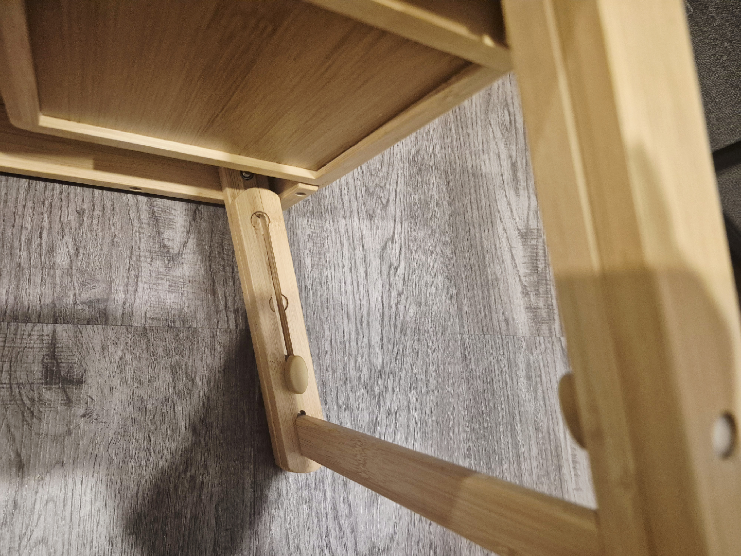 SONGMICS Bamboo Laptop Desk - Tilting Top & Folding Legs - photo 5