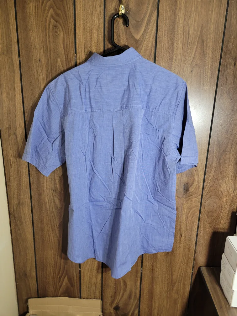 Chaps XL Blue Short Sleeve Shirt image indicator(5)