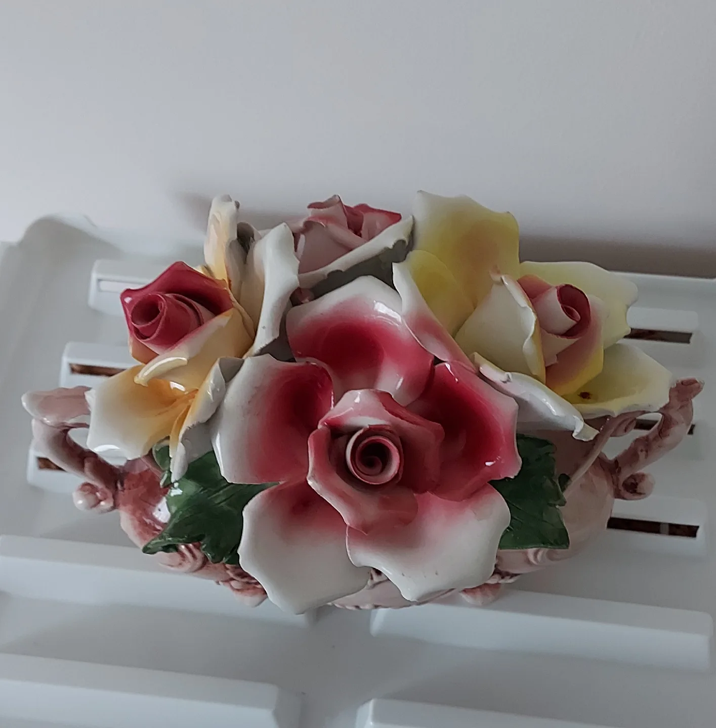 S.Podimonti Italy Floral Porcelain Decor image indicator(3)