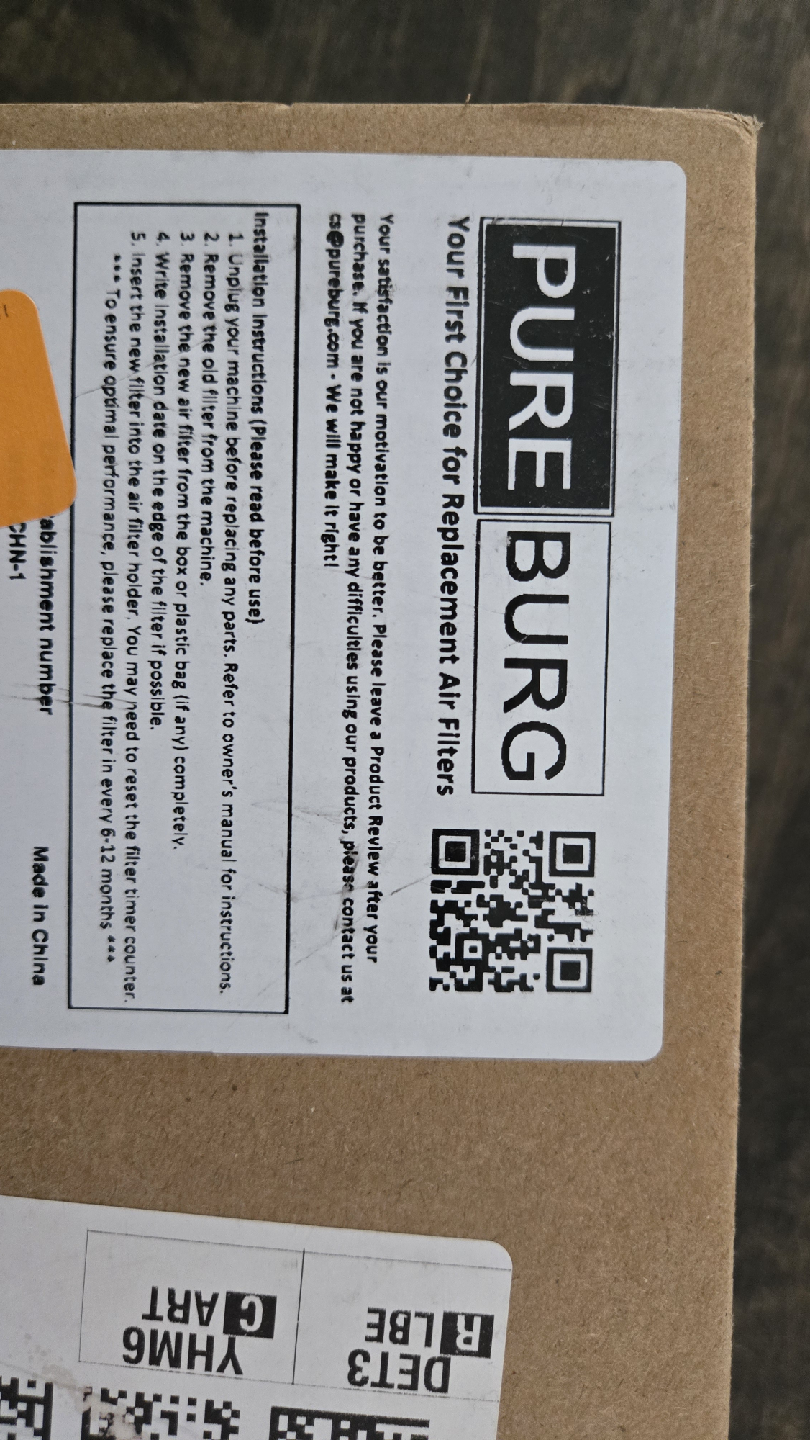 Pureburg Replacement Air Filters - photo 2