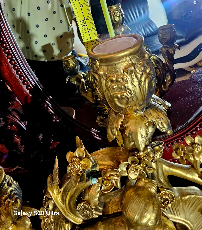 Vintage Gold Candlestick Holder image indicator(5)