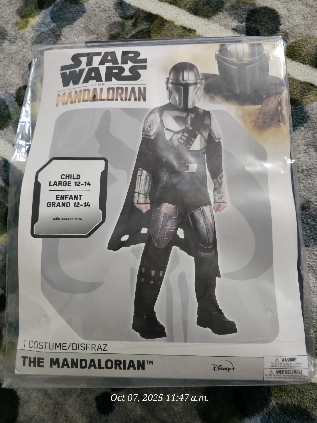 Star Wars Mandalorian Costume - Child Large 12-14