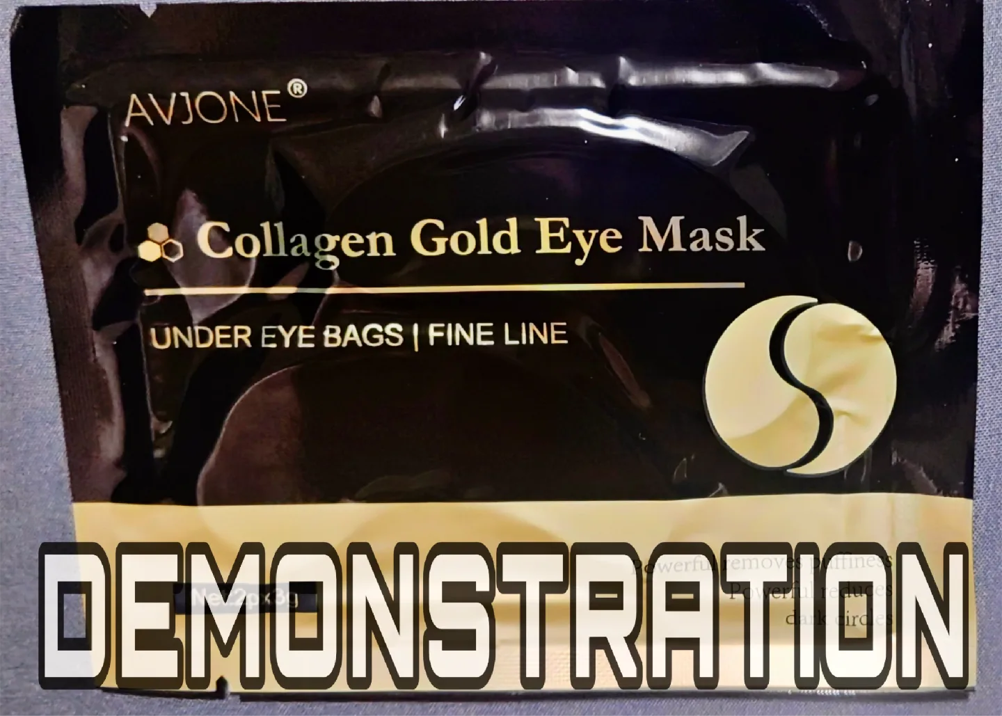 NIB*AVJONE 24K Gold Collagen Eye Mask—30 Pairs/box image indicator(4)