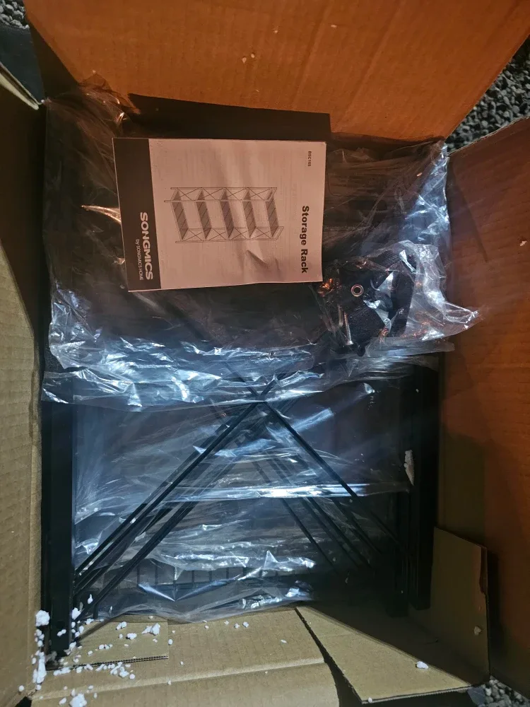 SONGMICS 5-Tier Kitchen Baker's Rack - Black image indicator(4)