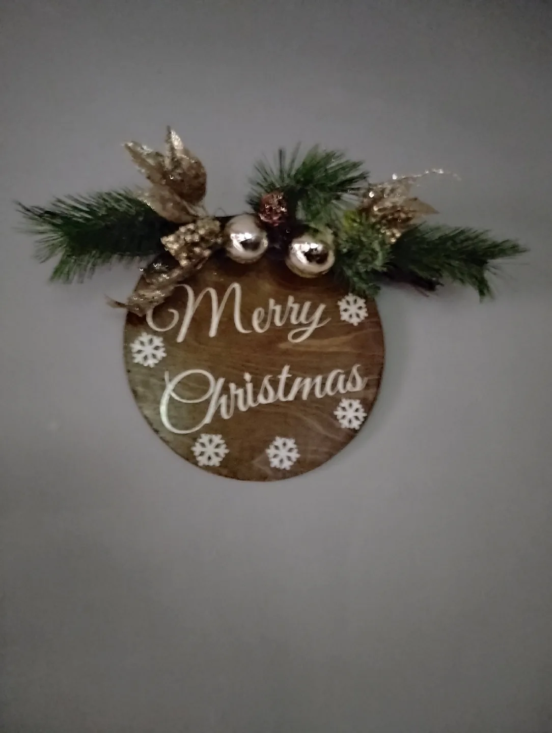Handmade Christmas/Welcome Wall Decor