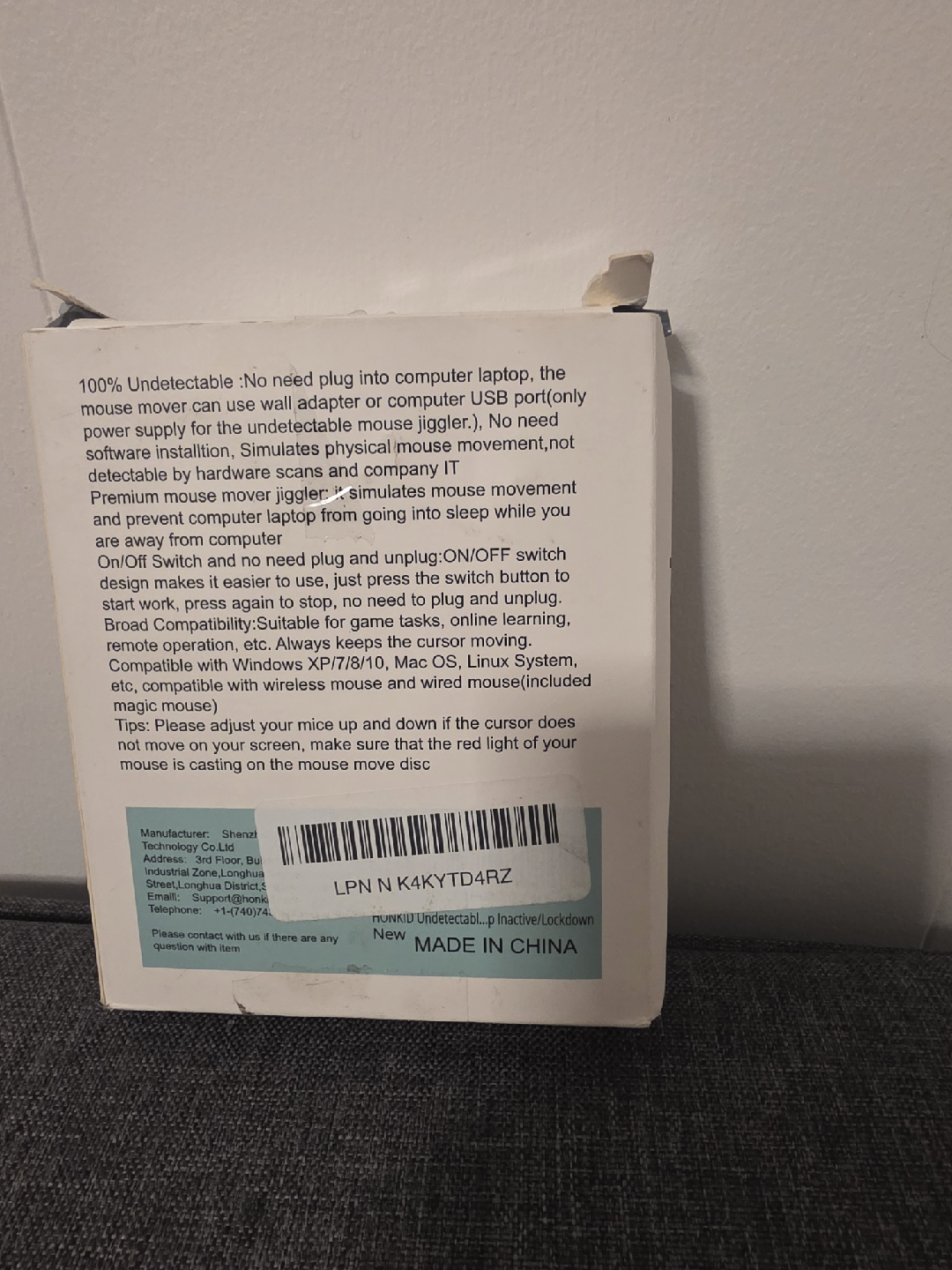 FONKID Undetectable Mouse Mover - New - photo 3