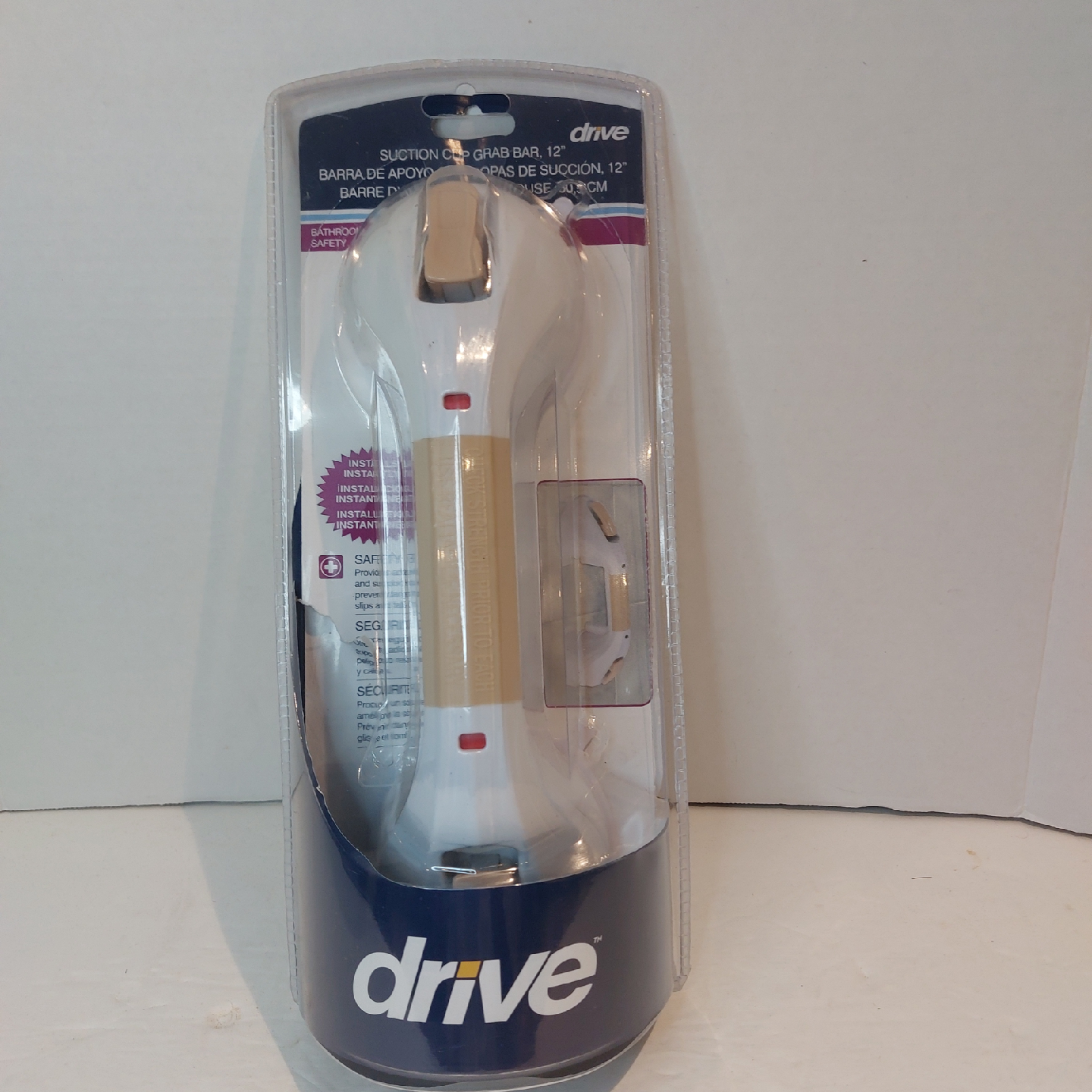 Drive Suction Cup Grab Bar, 12" - New in open Package