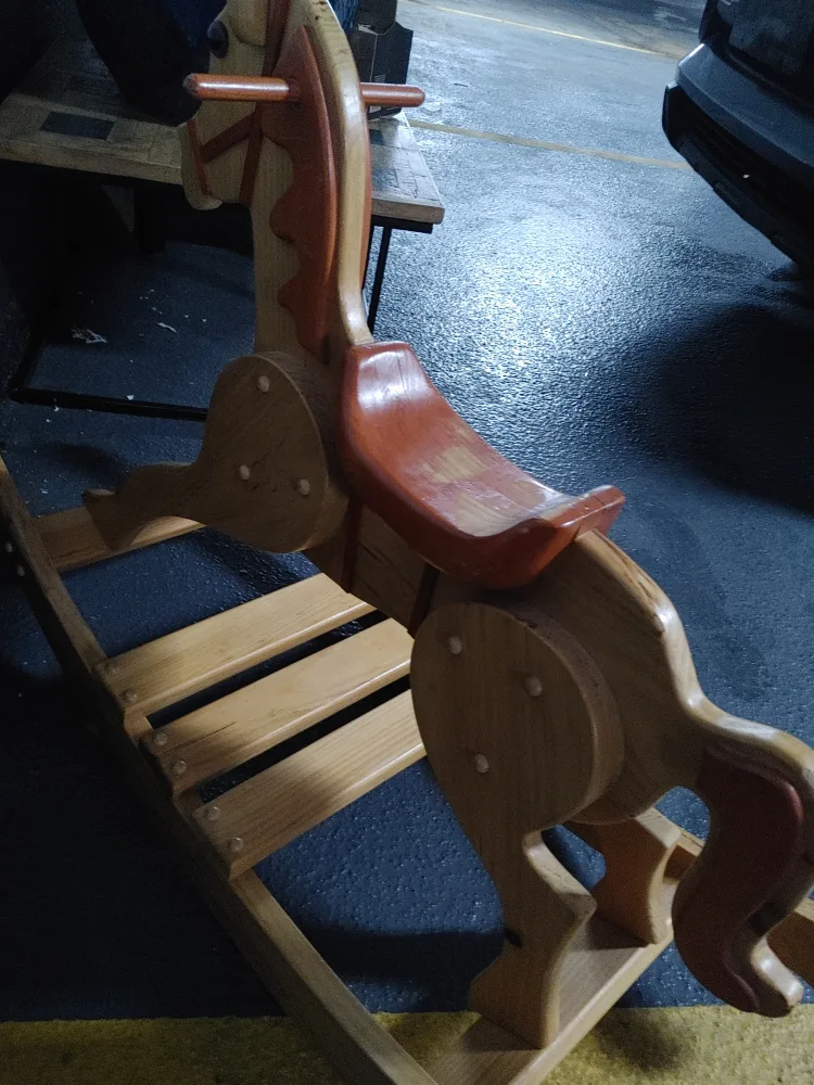 Wooden Rocking Horse image indicator(4)