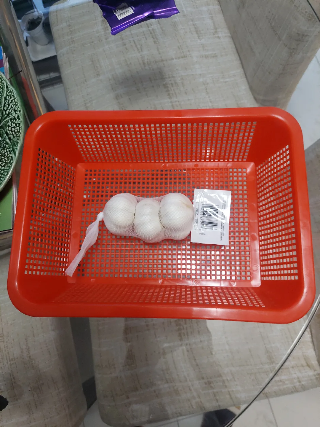 New - Red Plastic Storage Basket Small image indicator(6)