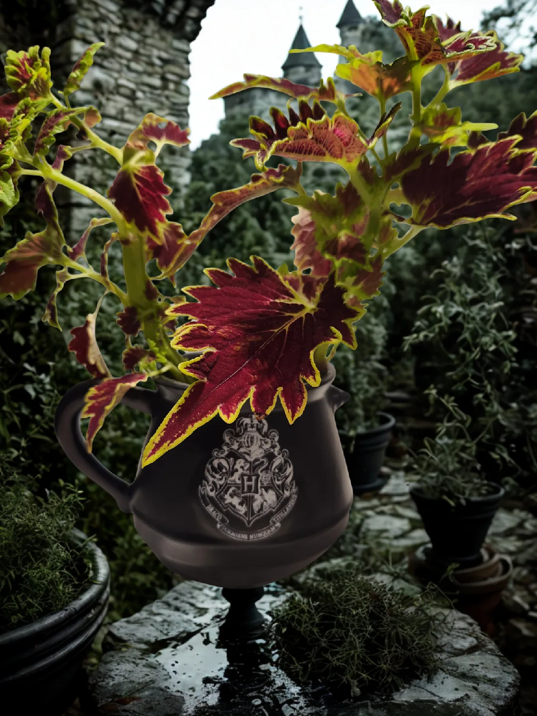 Harry Potter Cauldron Mug with Plant thumbnail