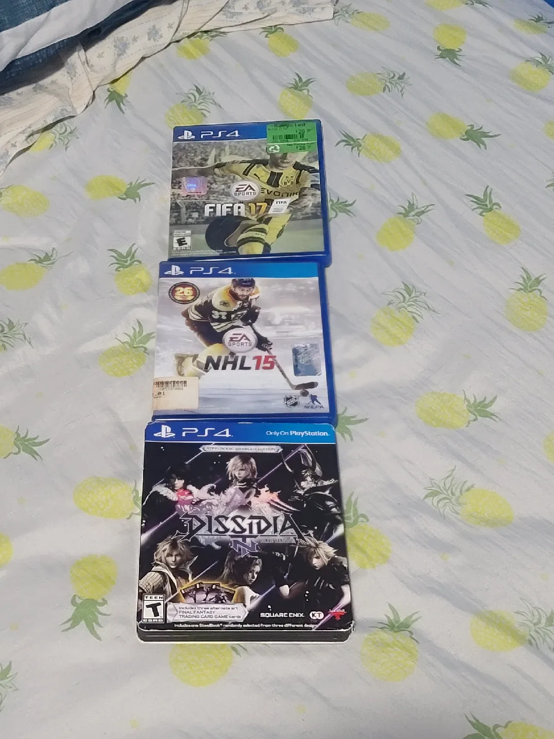 PS4 Games: NHL 15, FIFA 17, Dissidia Final Fantasy