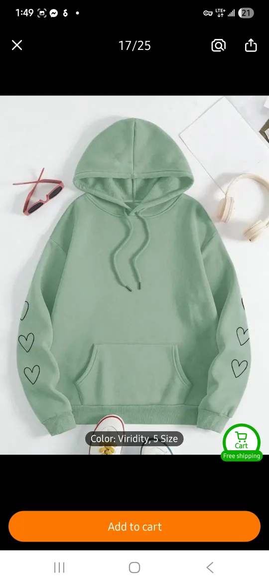 NEW Jack and Sally with Hearts Hoodie 💕 💀 image indicator(6)