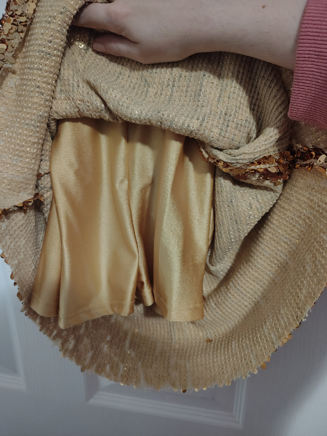 Gold Sequin Dress with Headband - photo 4