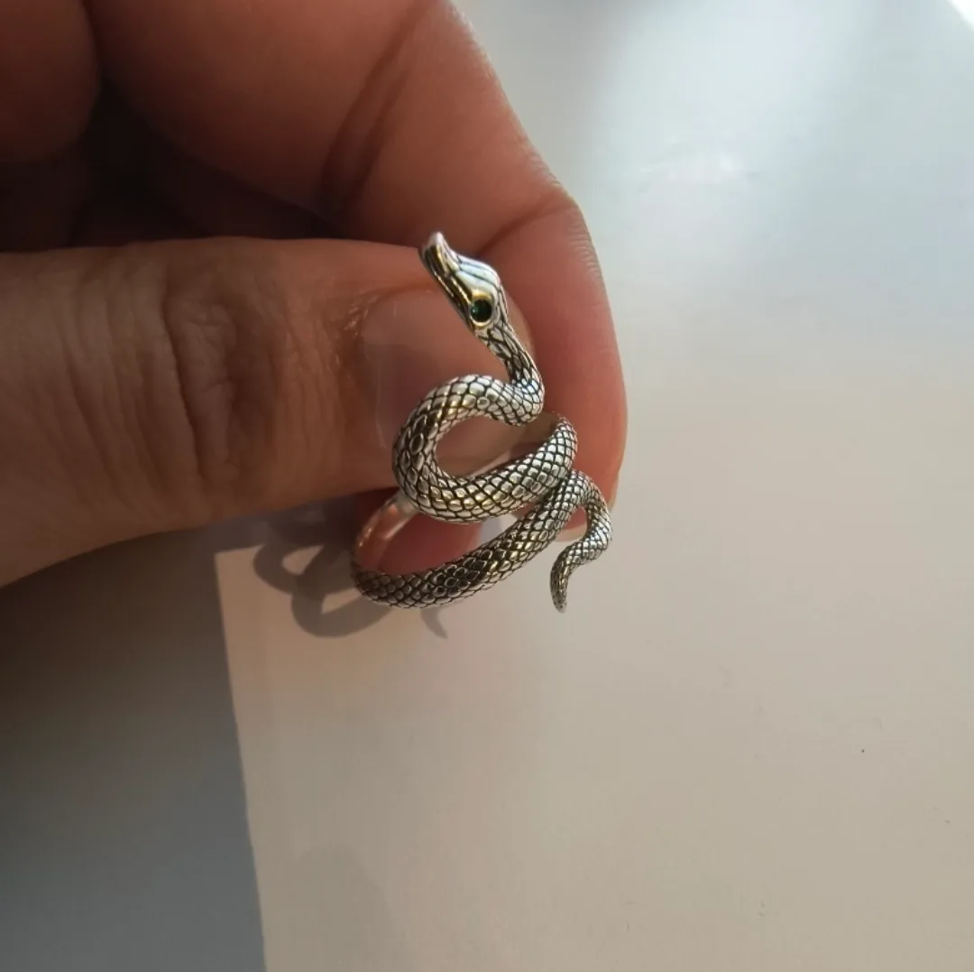 Sterling Silver Snake Ring- Unisex image indicator(4)