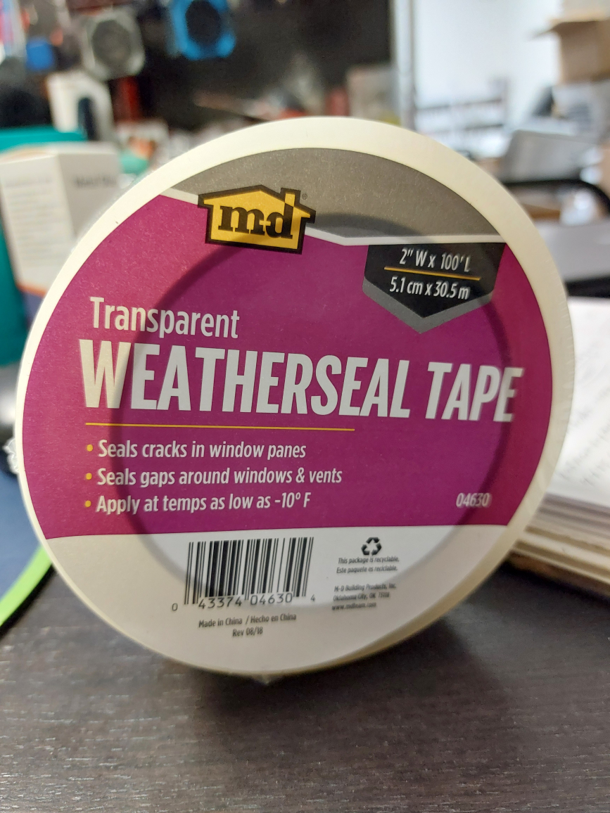 MD Building Products Transparent Weatherseal Tape 2"x100' - photo 4