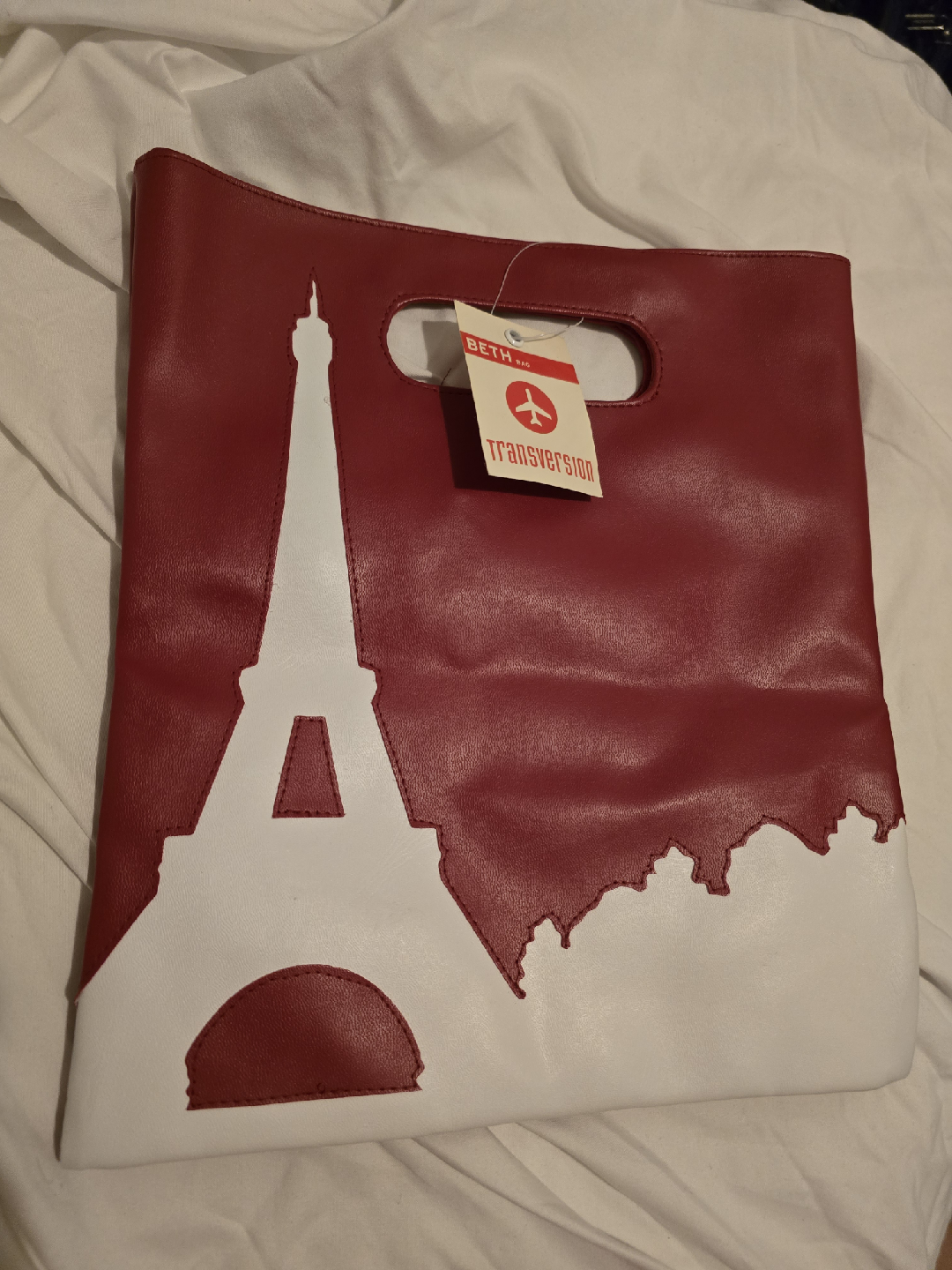 Beth Bag Transvertion Paris Tote Bag NWT Giftable