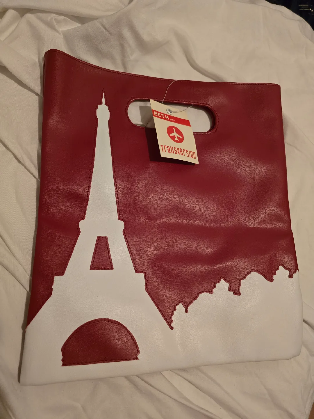 Beth Bag Transvertion Paris Tote Bag NWT Giftable thumbnail