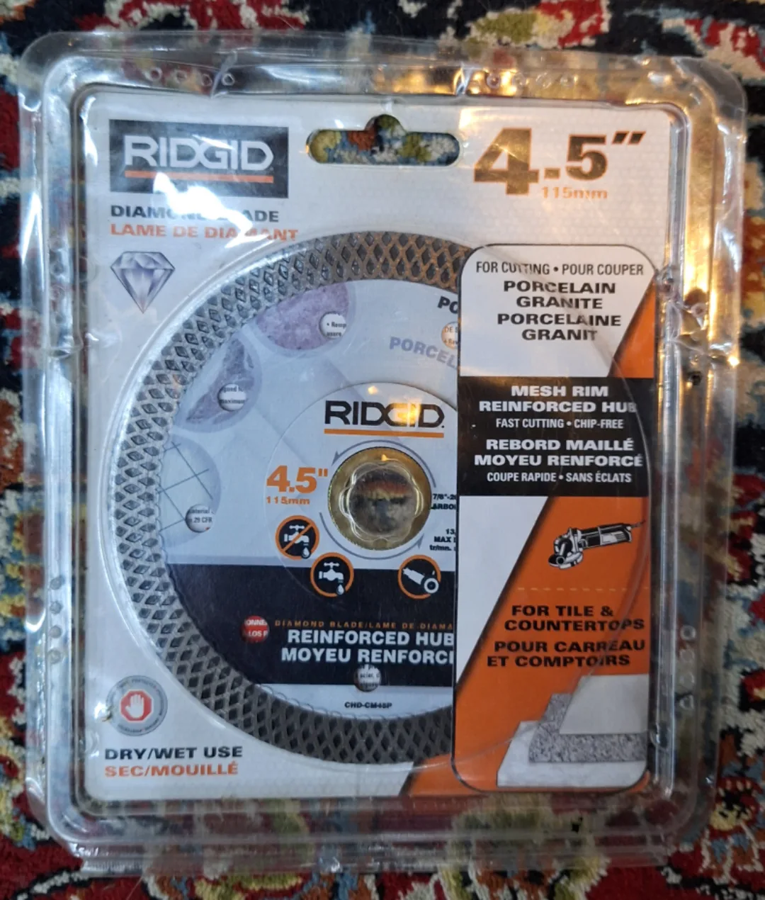 RIDGID 4.5" Diamond Blade - New in Package