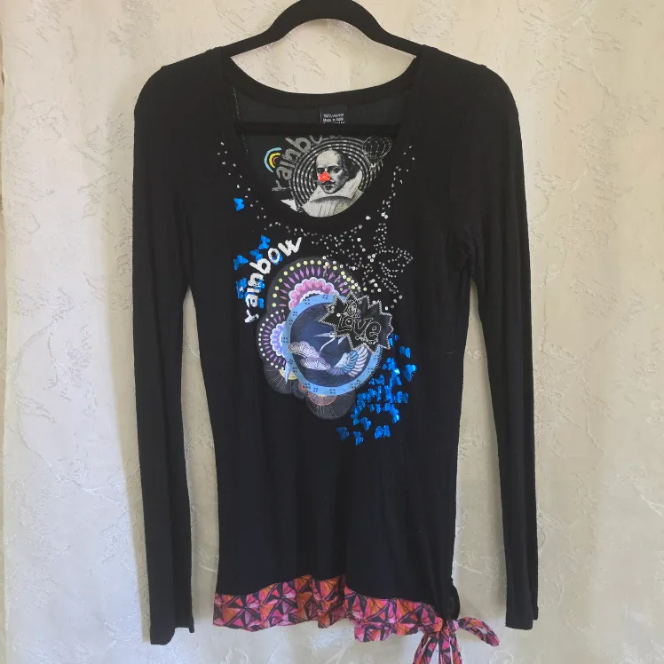 Desigual Black Long Sleeve Top image indicator(4)
