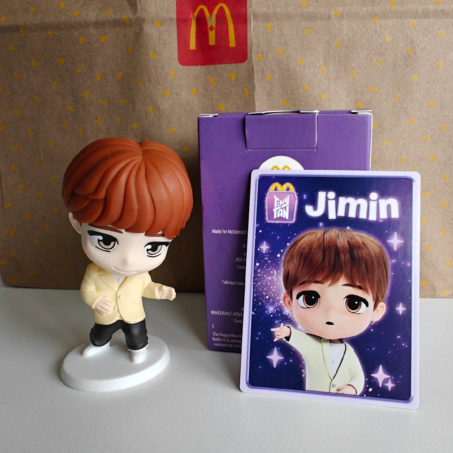 McDonald's TinyTAN Jimin Figure #5 thumbnail