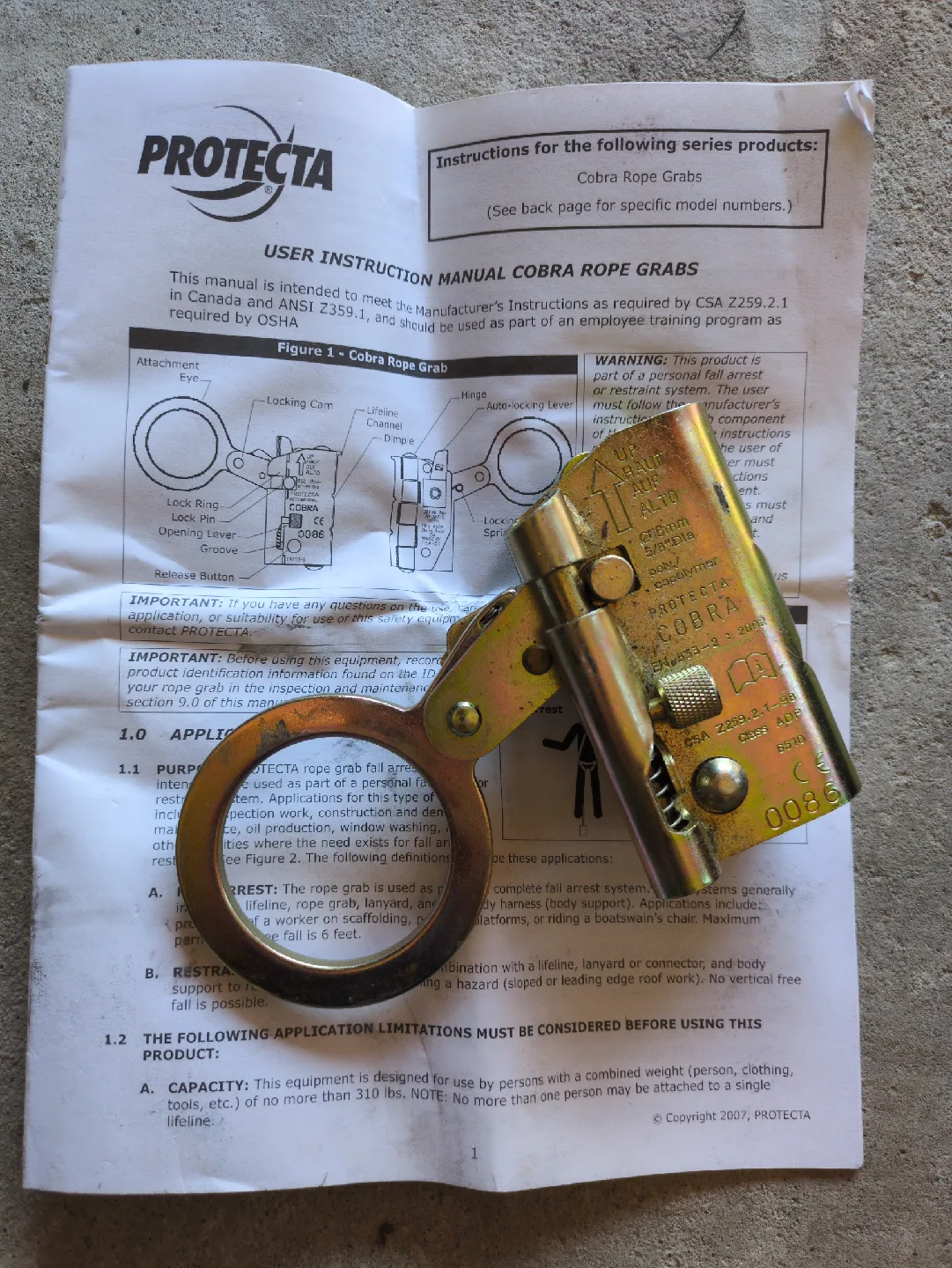 Absorbing Lanyard + Robe Grabs & Klein Tools Bag image indicator(6)