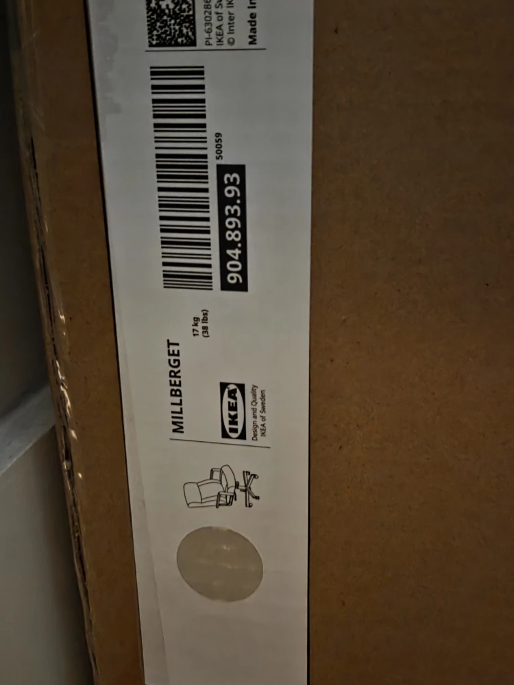 IKEA MILLBERGET Swivel Chair - New in Box