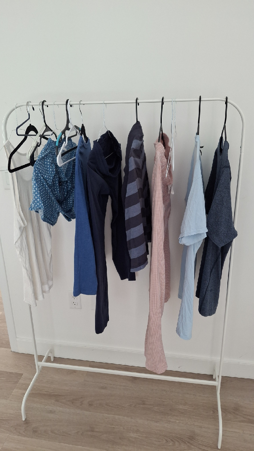 Ikea White Clothes Rack - photo 2