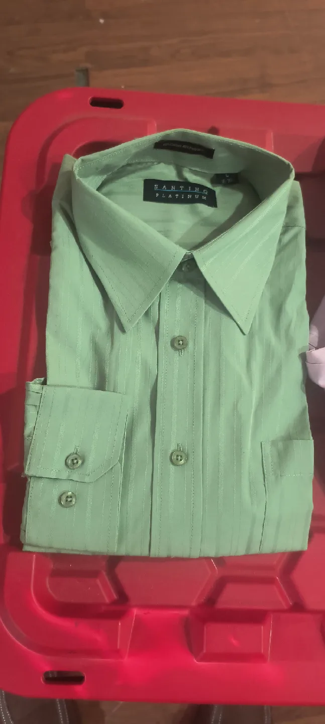 Santino Platinum Dress Shirt - Size L thumbnail