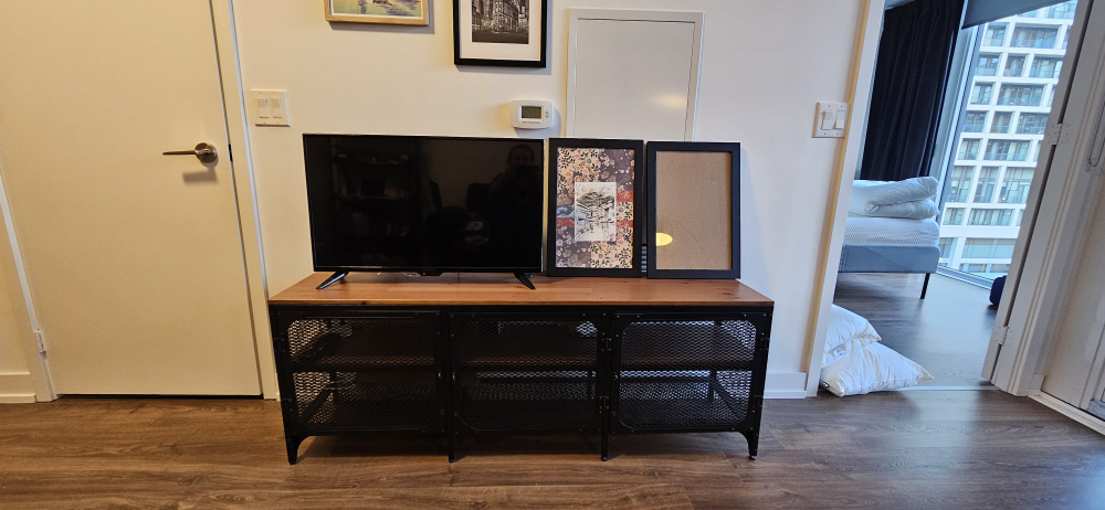 IKEA Fjallbo TV Bench - Black/Wood - photo 4