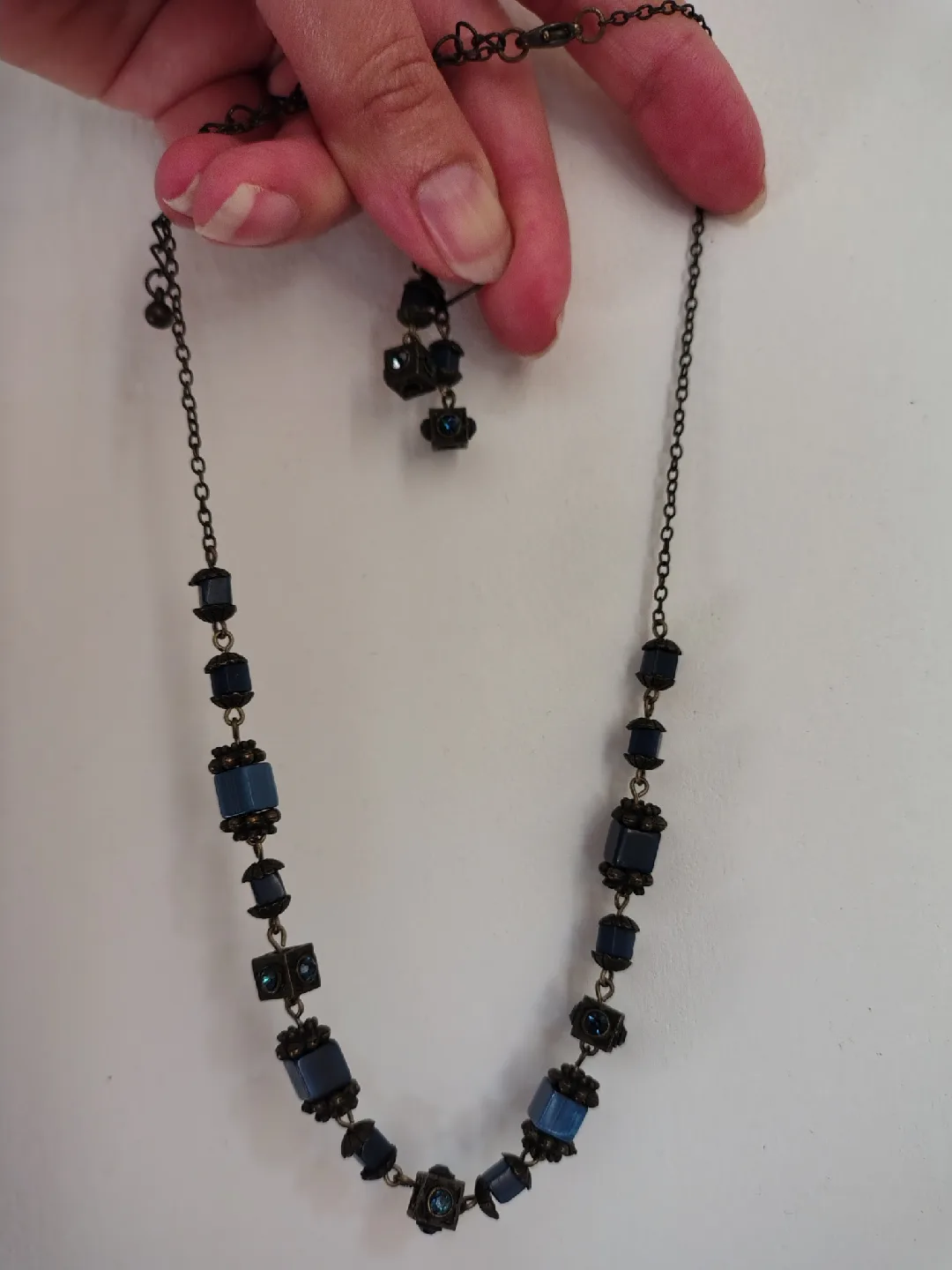 Necklace and Earring Set - Blue image indicator(3)