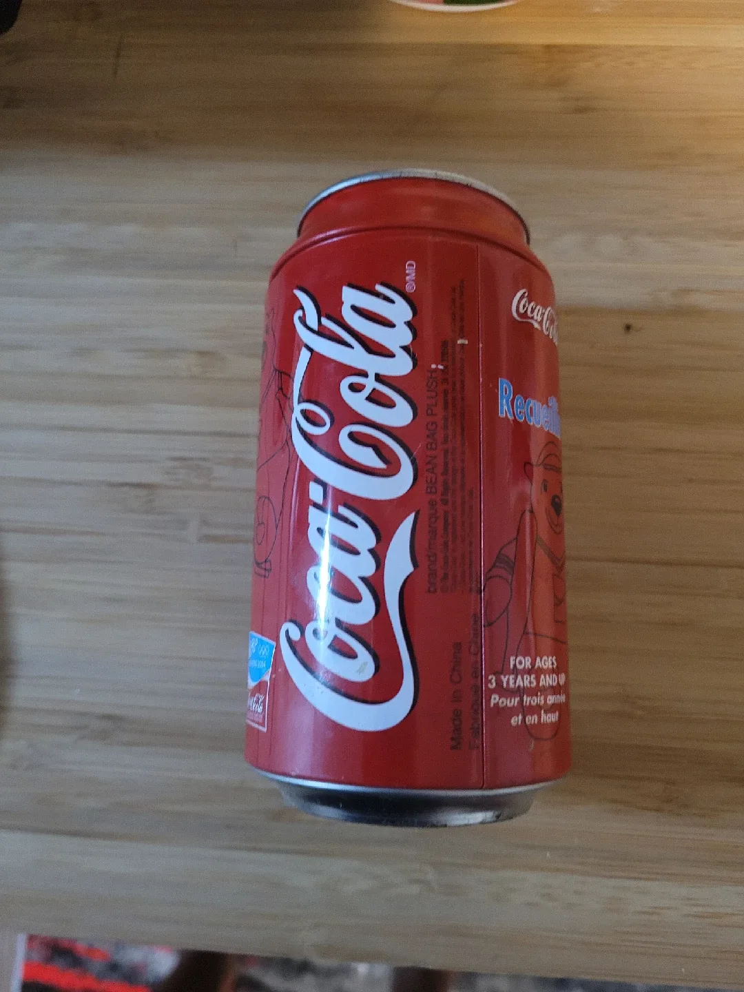 Coca-Cola Polar Bear Bean Bag Plush Can image indicator(3)