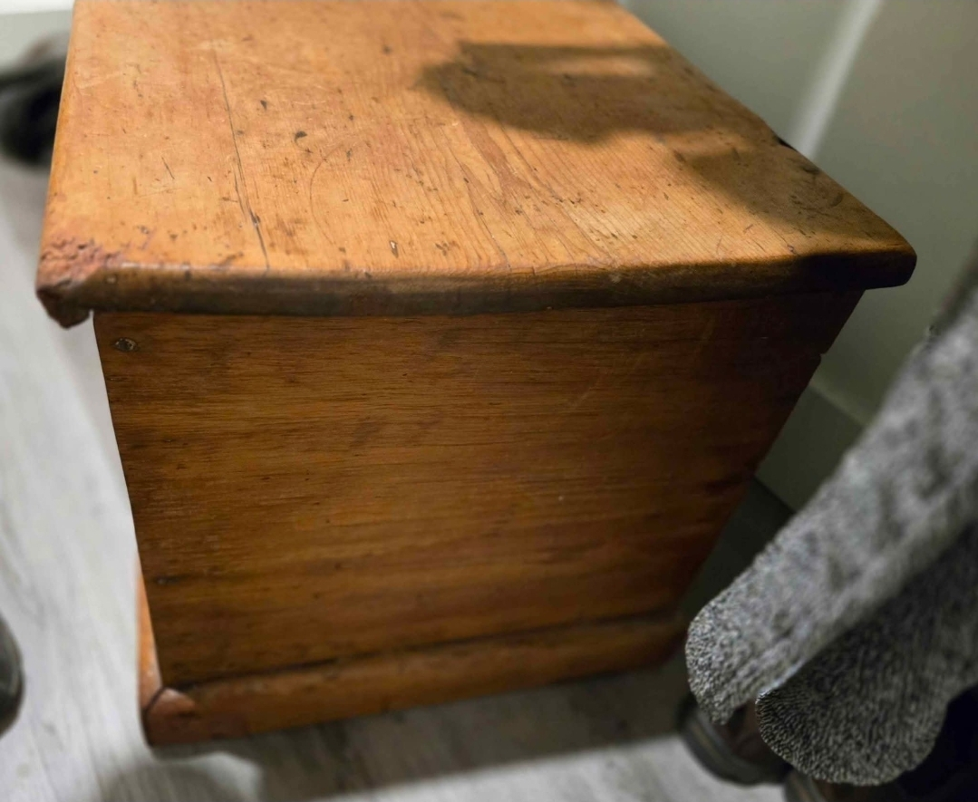 Vintage Large Wooden Chest or Trunk - photo 2