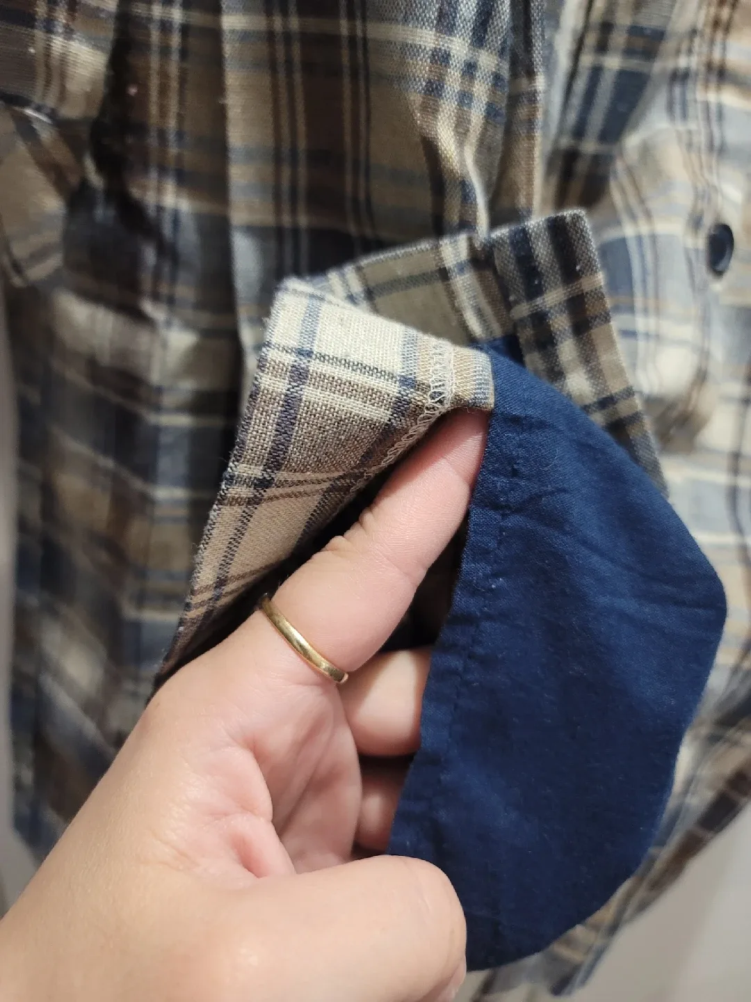 Kids Plaid Dress - Size Small in adults image indicator(2)