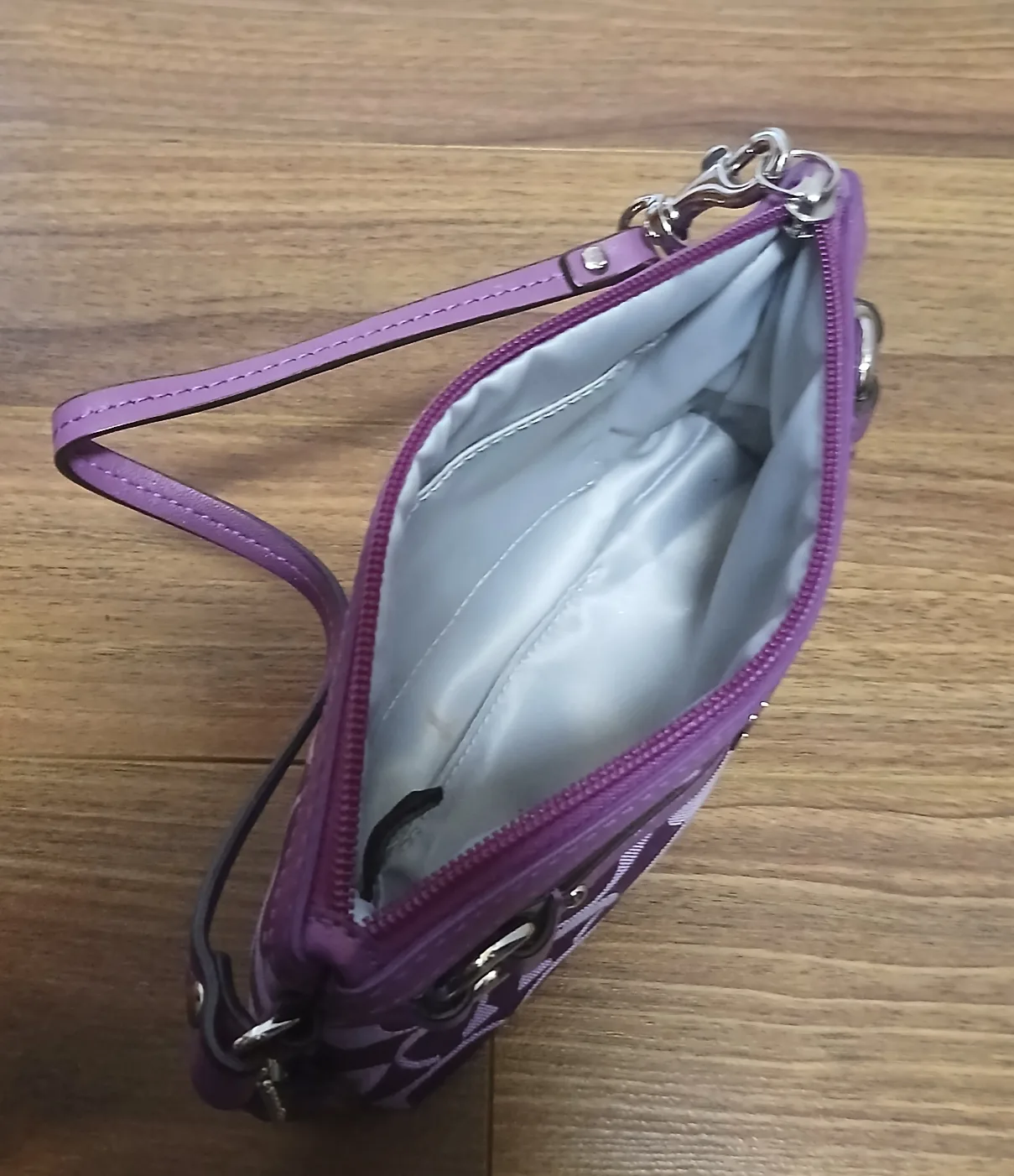 Coach Purple Wristlet image indicator(3)