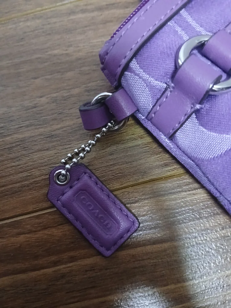 Coach Purple Wristlet image indicator(4)