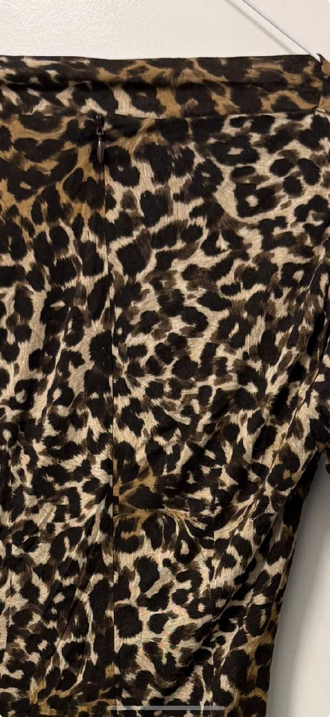 MNG Collection Leopard Print Dress image indicator(2)