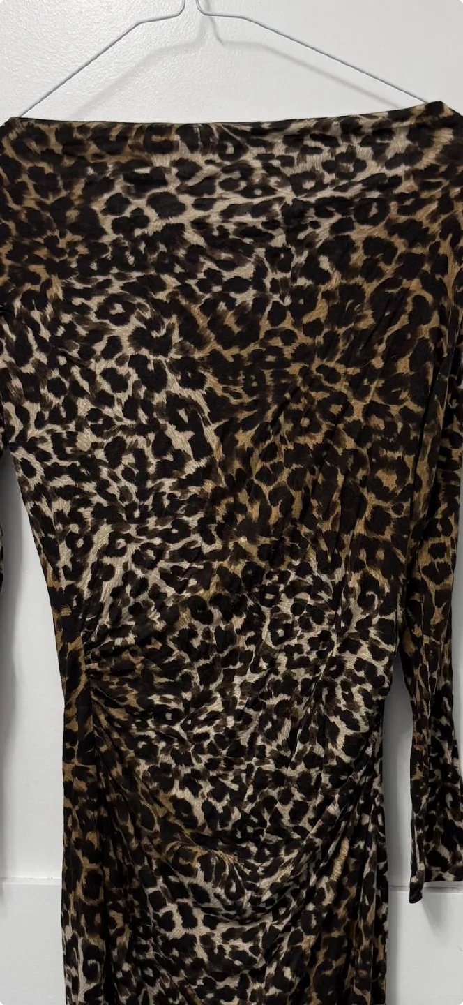 MNG Collection Leopard Print Dress image indicator(3)