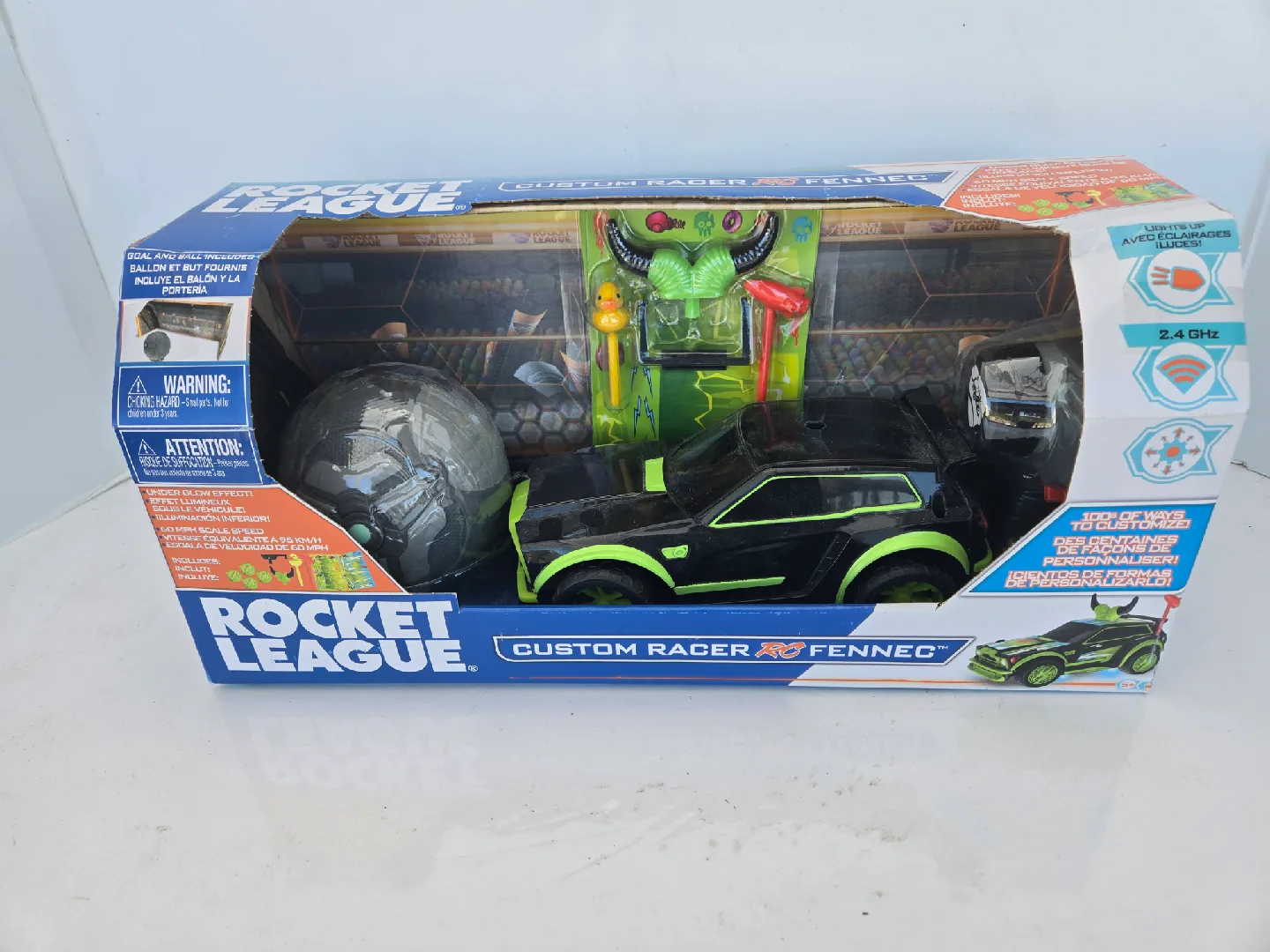 Rocket League Customisable RC Fennec Rc racing car toy. image indicator(2)