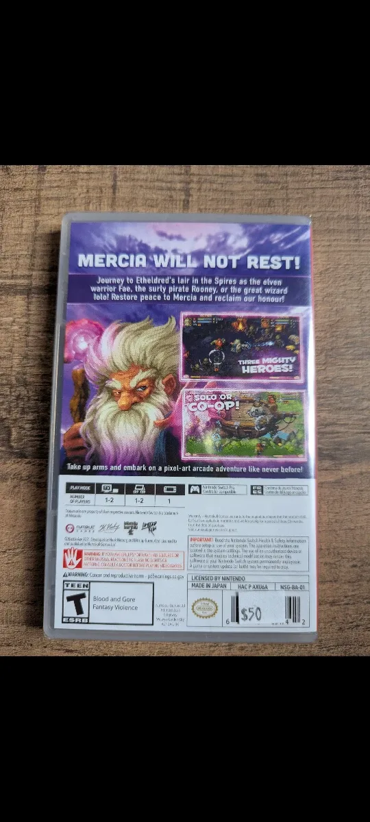 Nintendo switch Battle Axe game image indicator(2)