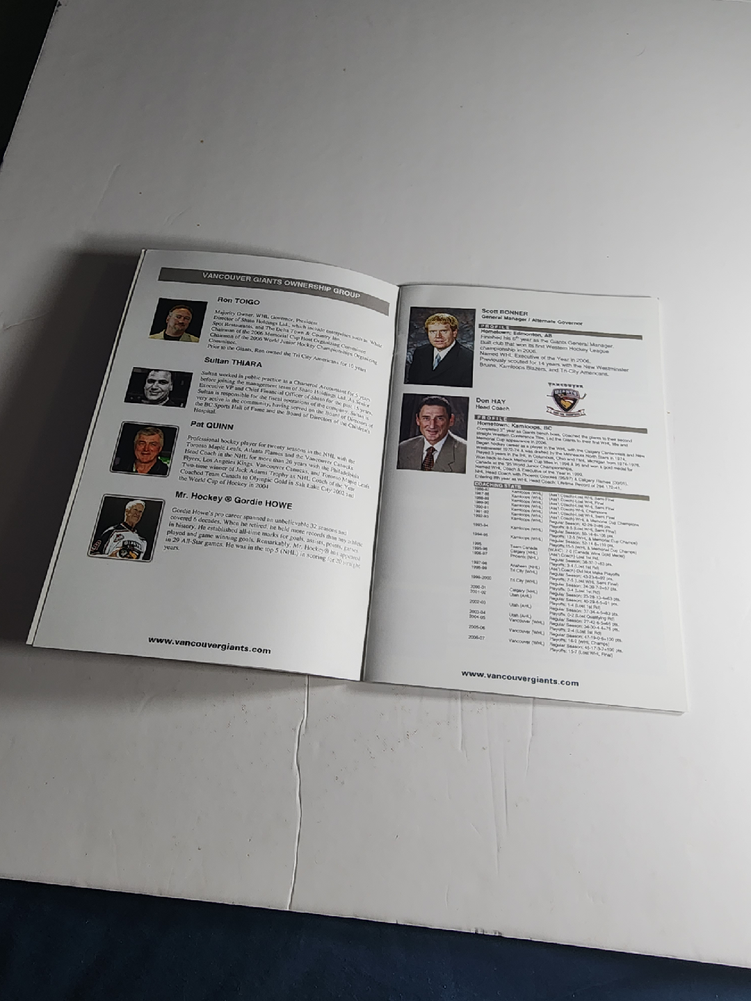 2007 Mastercard Memorial Cup Media Guide - Vancouver Giants - photo 5