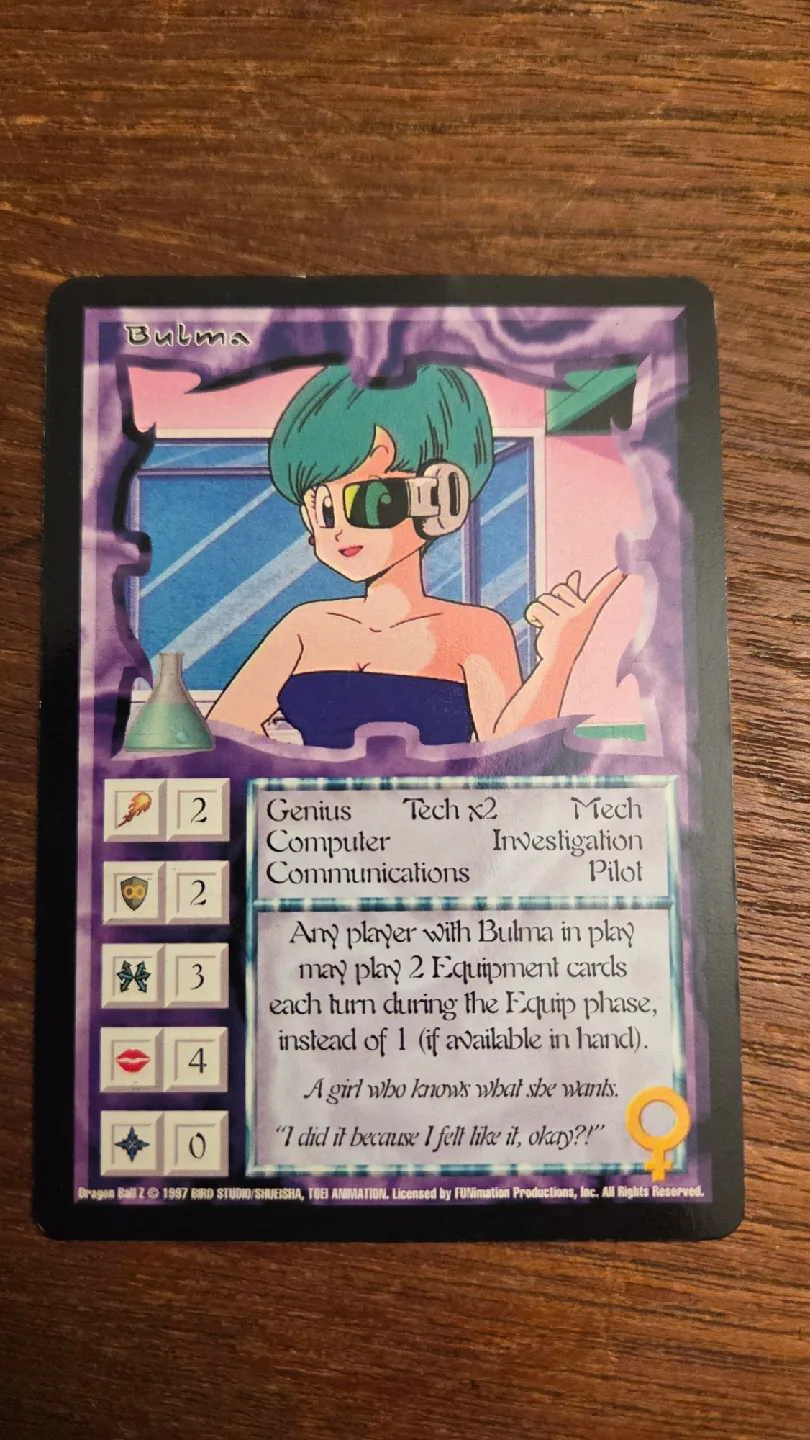 Bulma Dragon Ball Z Trading Card Ani-mayhem thumbnail