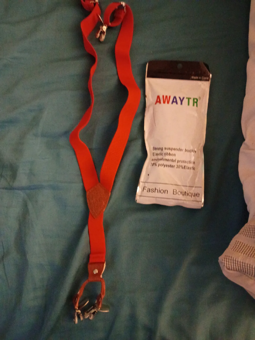 AWAYTR Red Suspenders - Fashion Boutique thumbnail